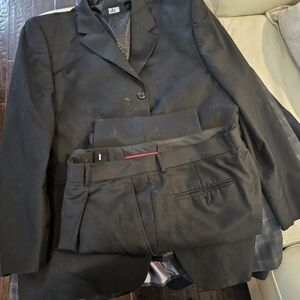 Men's Black Suit 46R Regular Fit